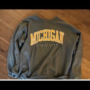 Grey Sweatshirt Michigan